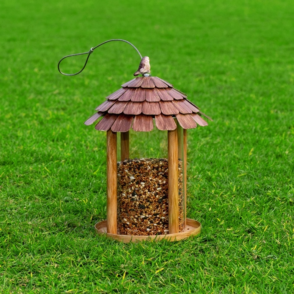 Metal Bird Feeder Outdoor Hanging | Heavy Duty Weatherproof Wild Bird Feeder