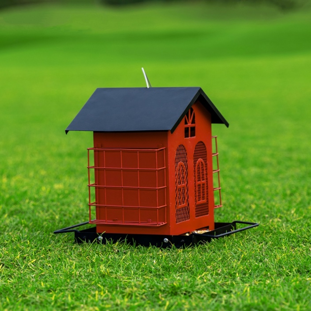 Heavy Duty Metal Bird Feeder | Weatherproof Outdoor Hanging Bird Feeder