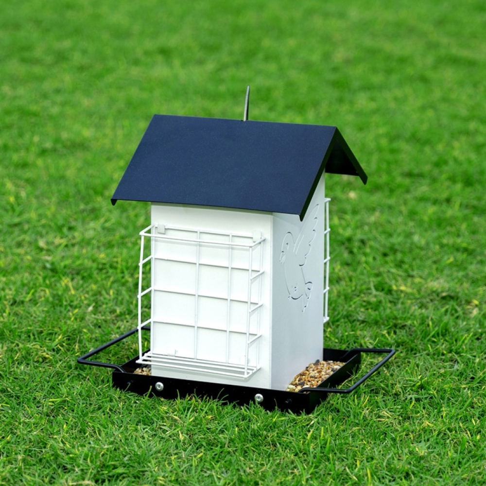 Metal Wild Bird Feeder Outdoor | Weather-Resistant Hanging Bird Feeder
