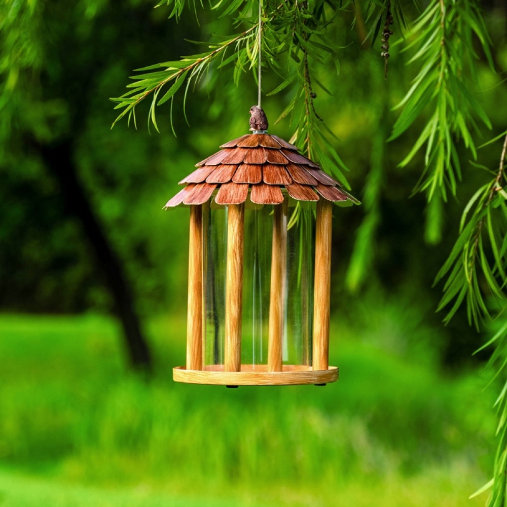 Metal Bird Feeder Outdoor Hanging | Heavy Duty Weatherproof Wild Bird Feeder