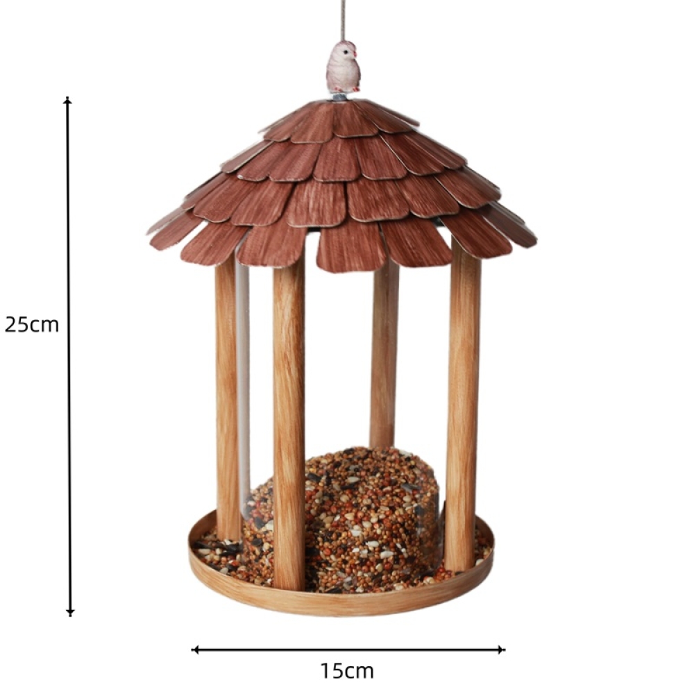 Metal Bird Feeder Outdoor Hanging | Heavy Duty Weatherproof Wild Bird Feeder